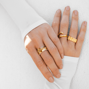 Glow Link Ring - Gold