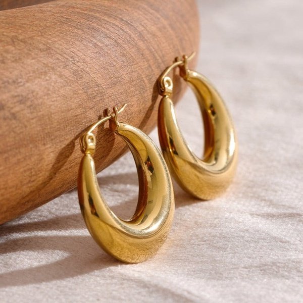 Hoop Earring - Gold