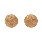 Round Earring - Gold