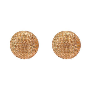 Round Earring - Gold