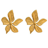 Flower Earring - Gold