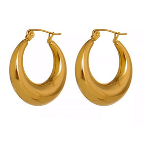 Hoop Earring - Gold