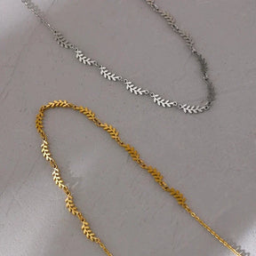 Mini Leaf Necklace