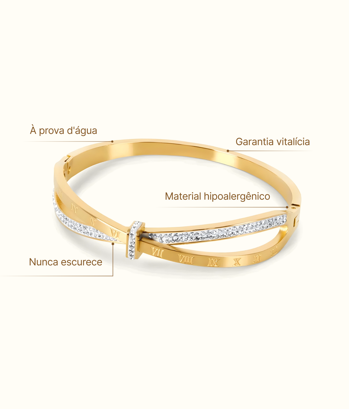 Roman Bracelet - Gold