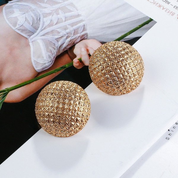 Round Earring - Gold