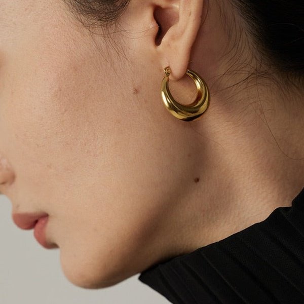 Hoop Earring - Gold