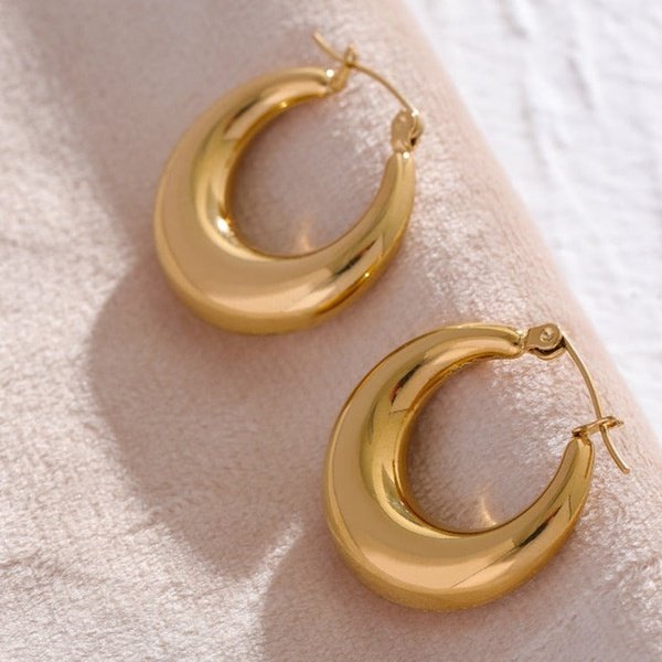 Hoop Earring - Gold