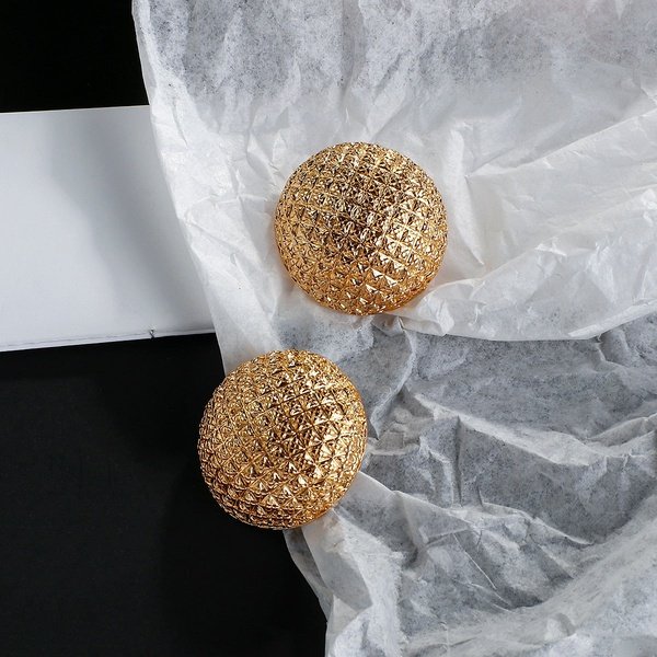 Round Earring - Gold