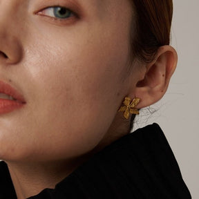 Flower Earring - Gold