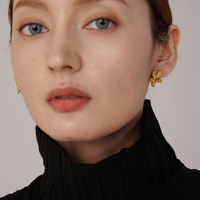Flower Earring - Gold