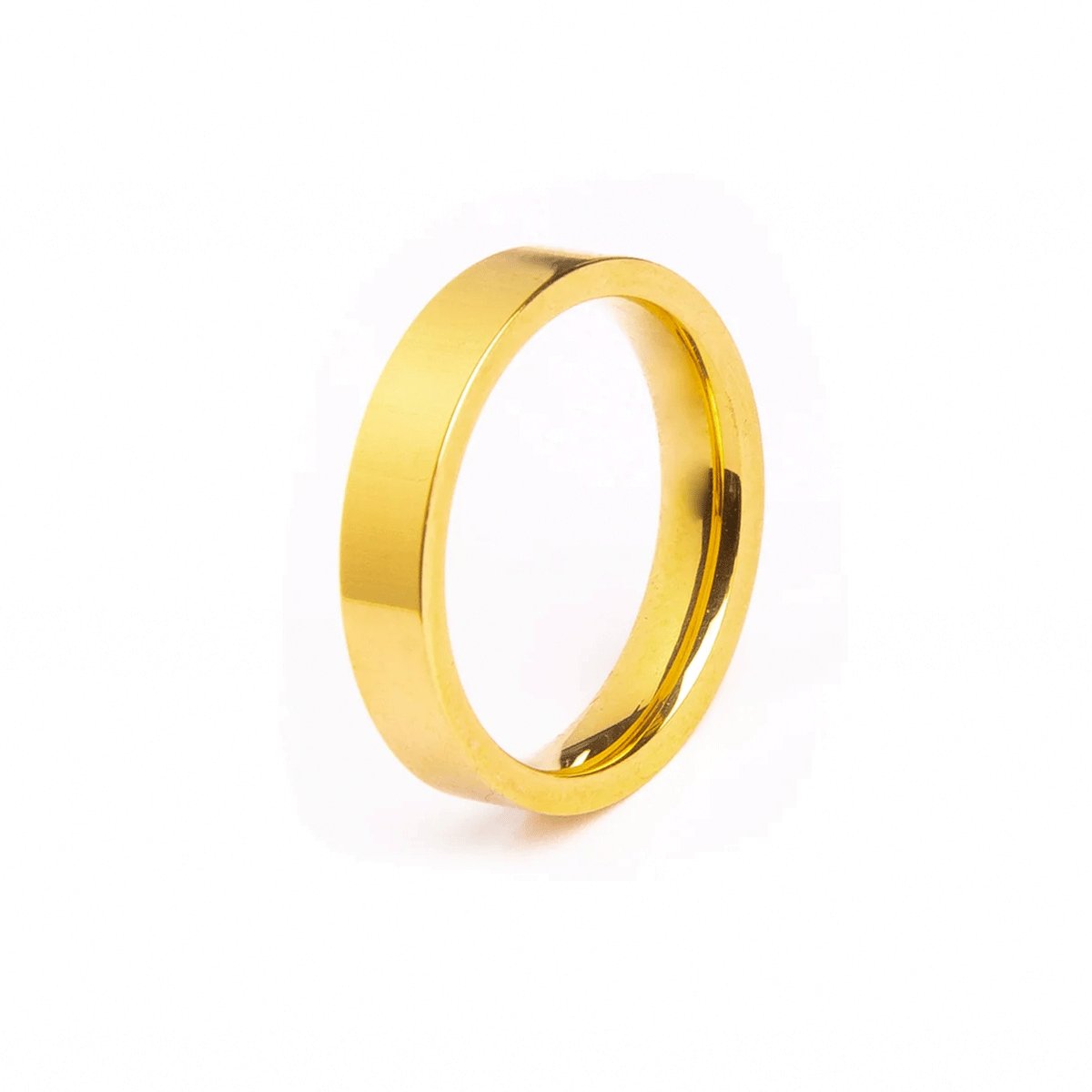 Anatomical Square Ring - Gold