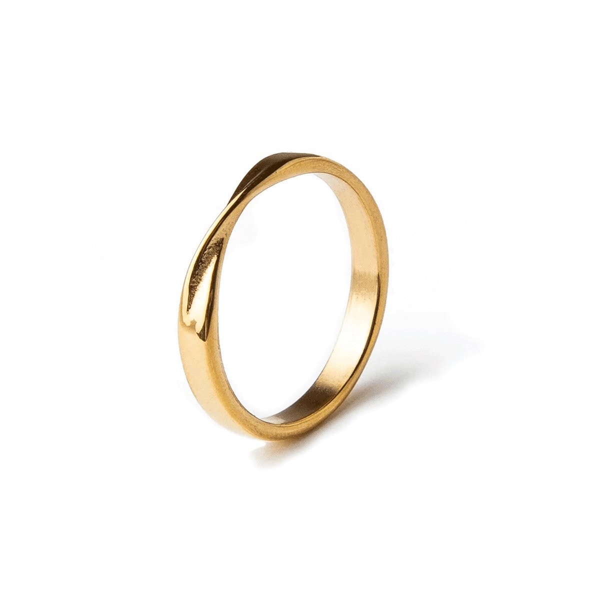 Twisted Band Ring - Gold