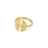 Nautical Star Ring - Gold (Adjustable)