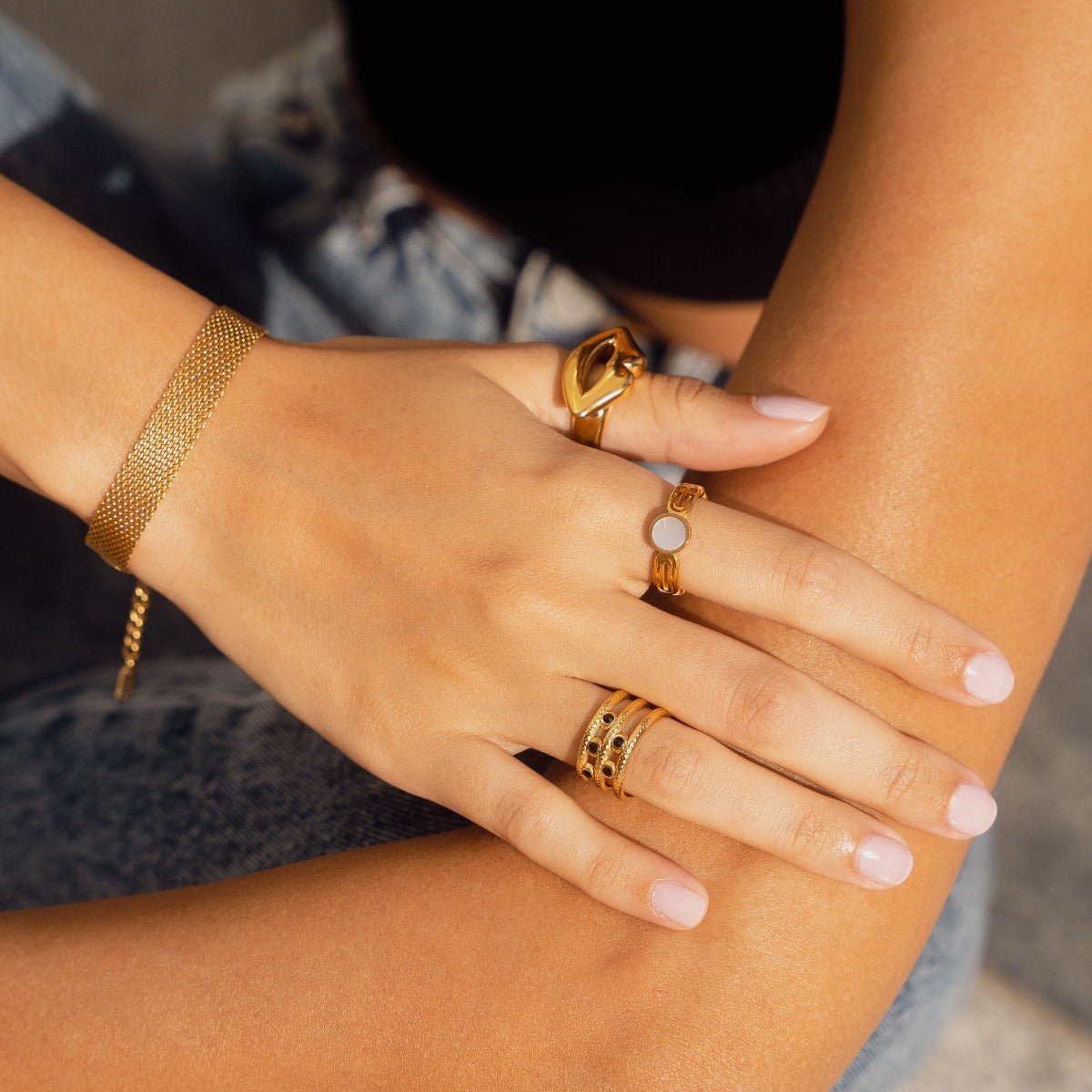 Melina Ring - Gold (Adjustable)
