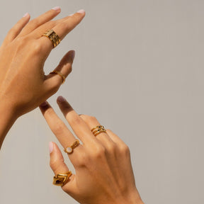 Melina Ring - Gold (Adjustable)