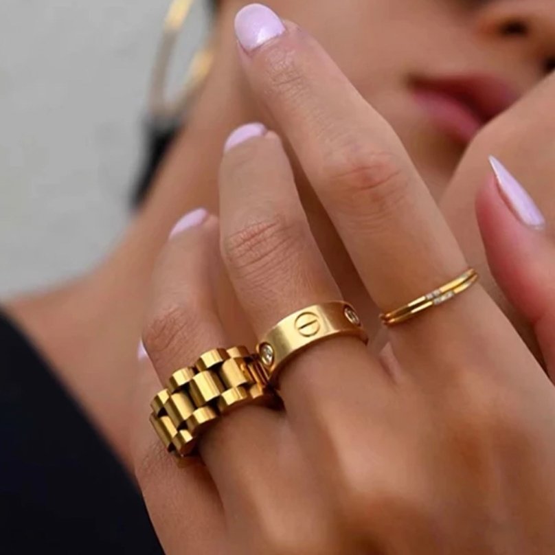 Minimal Link Ring - Gold