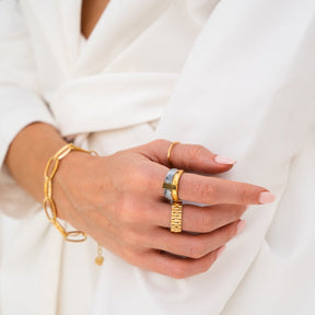Rich Layered Ring - Gold