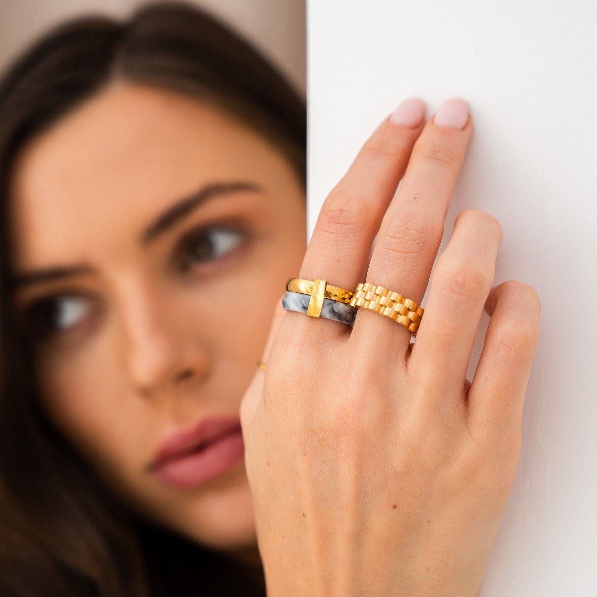 Rich Layered Ring - Gold