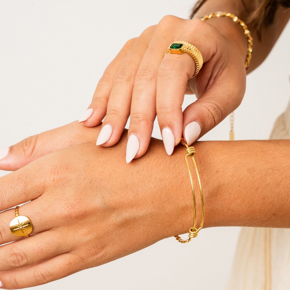 Capri Emerald Ring - Gold