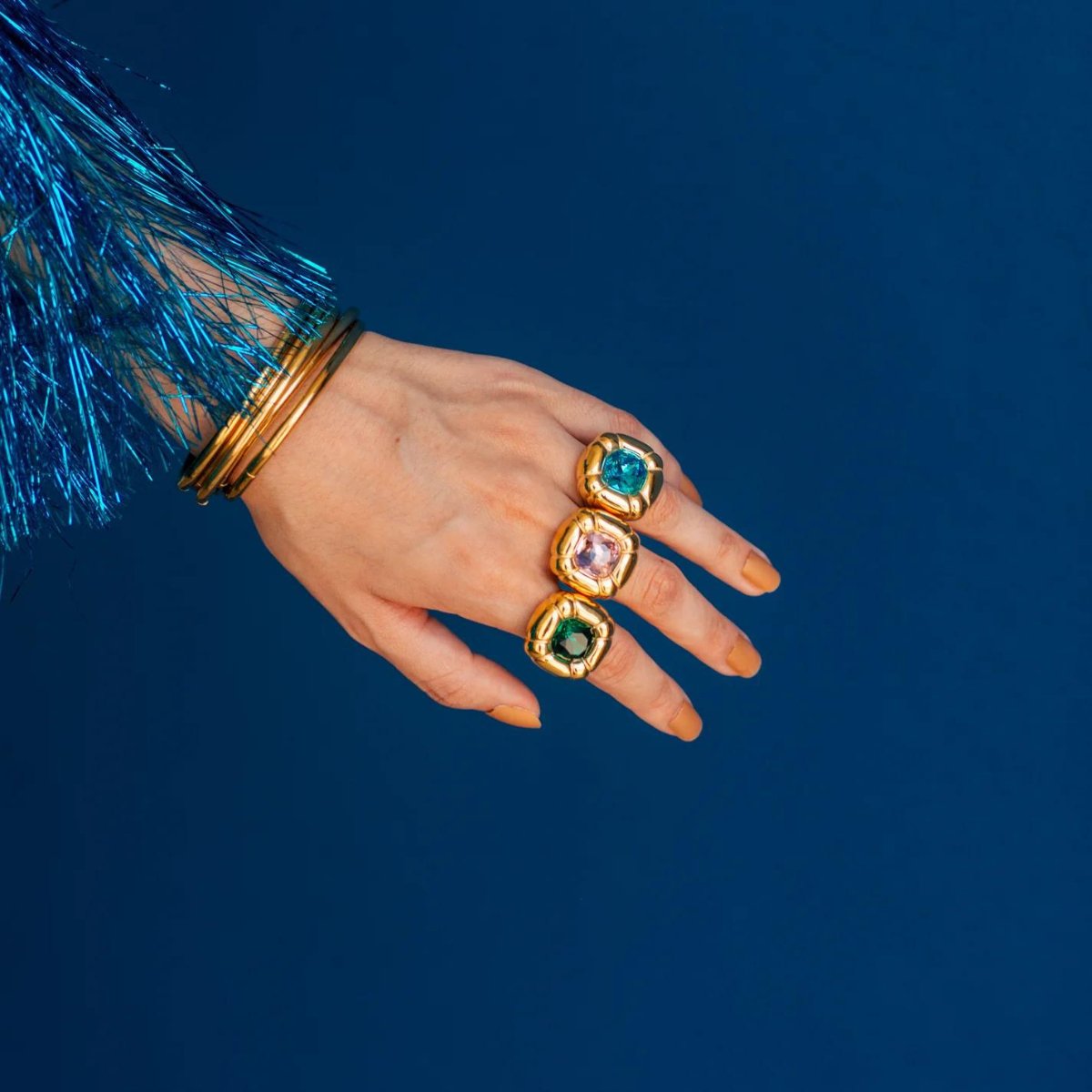 Dulcis Cocktail Ring - Gold