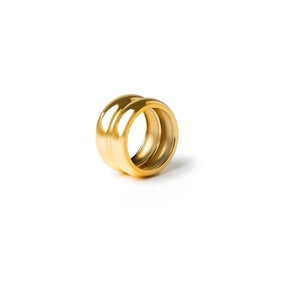 Double Chunky Ring - Gold