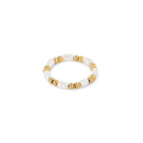 Pearl Dress Ring - Gold