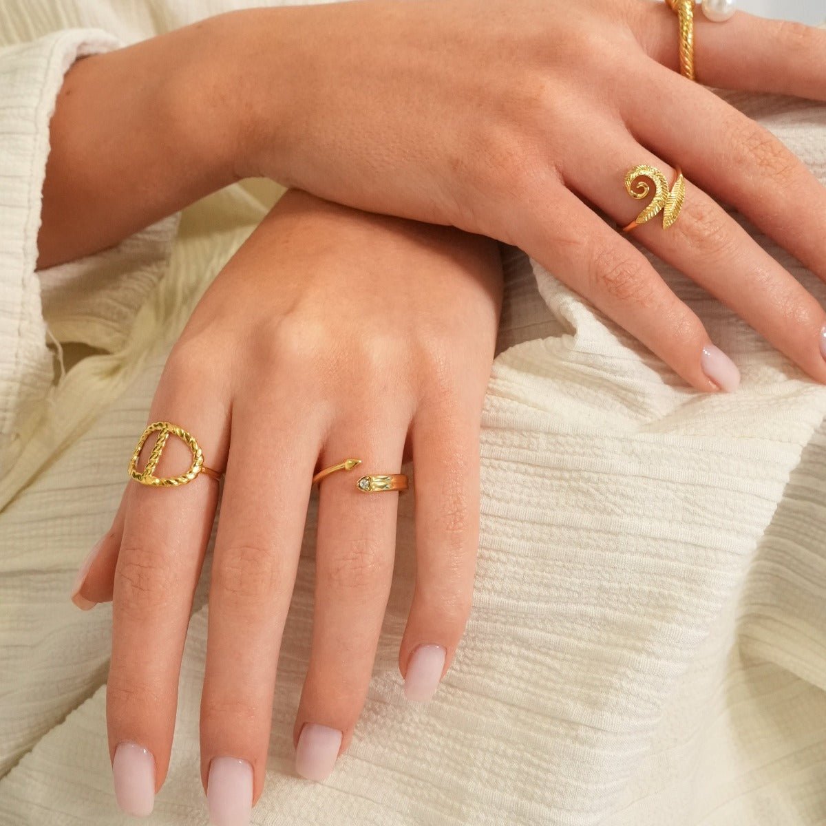 Eclat Ring - Gold (Adjustable)