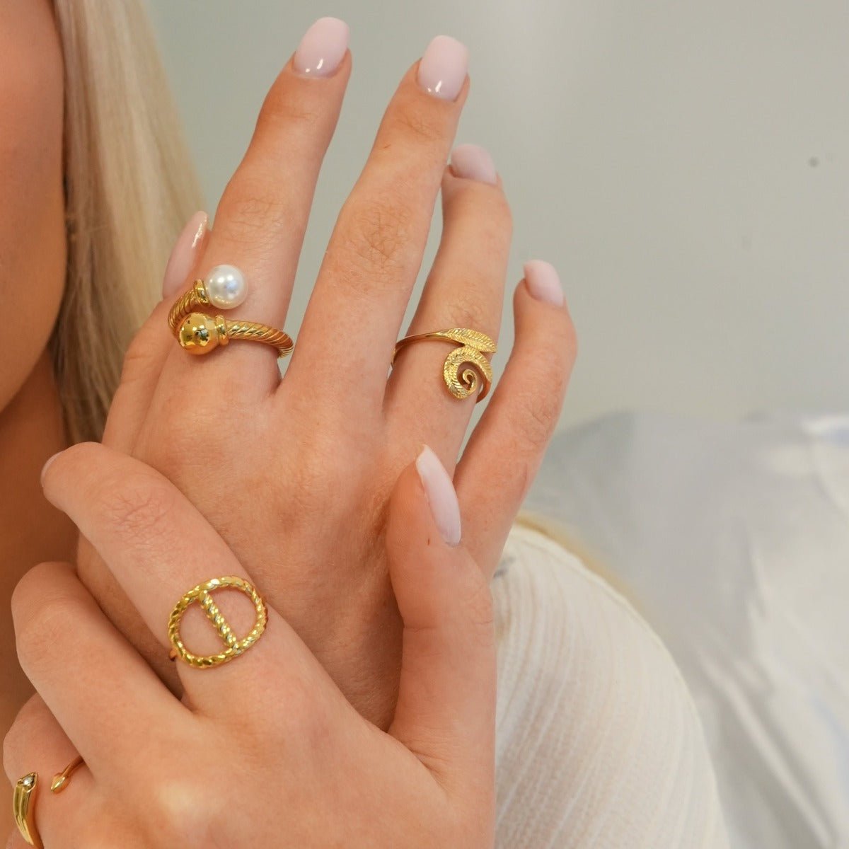 Eclat Ring - Gold (Adjustable)