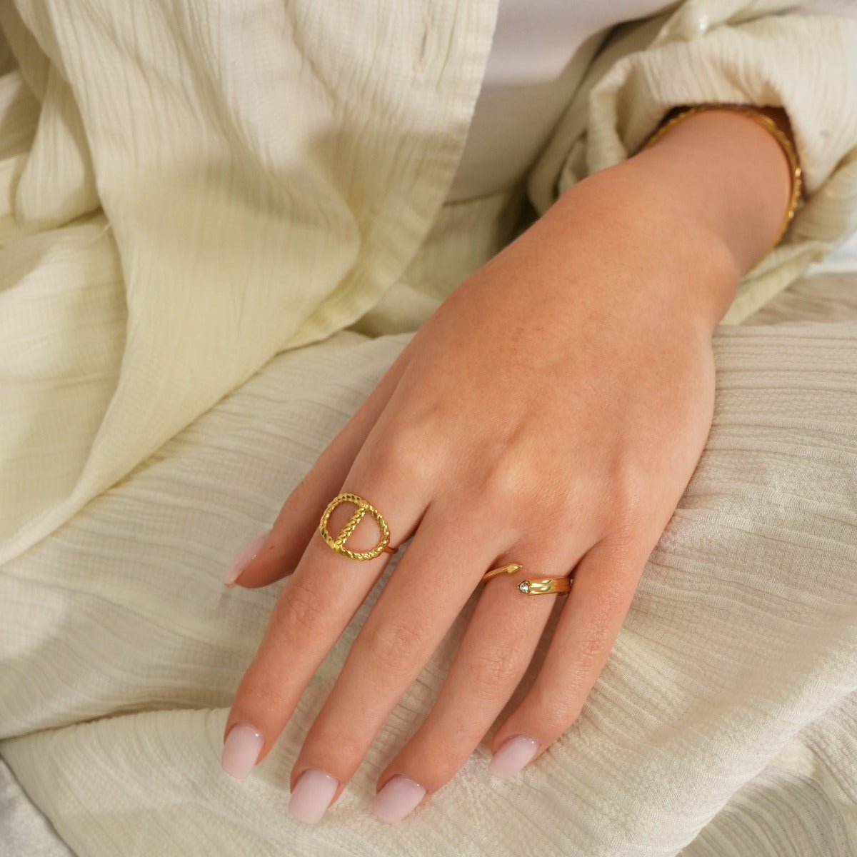 Eclat Ring - Gold (Adjustable)