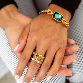 Double Elo Ring - Gold