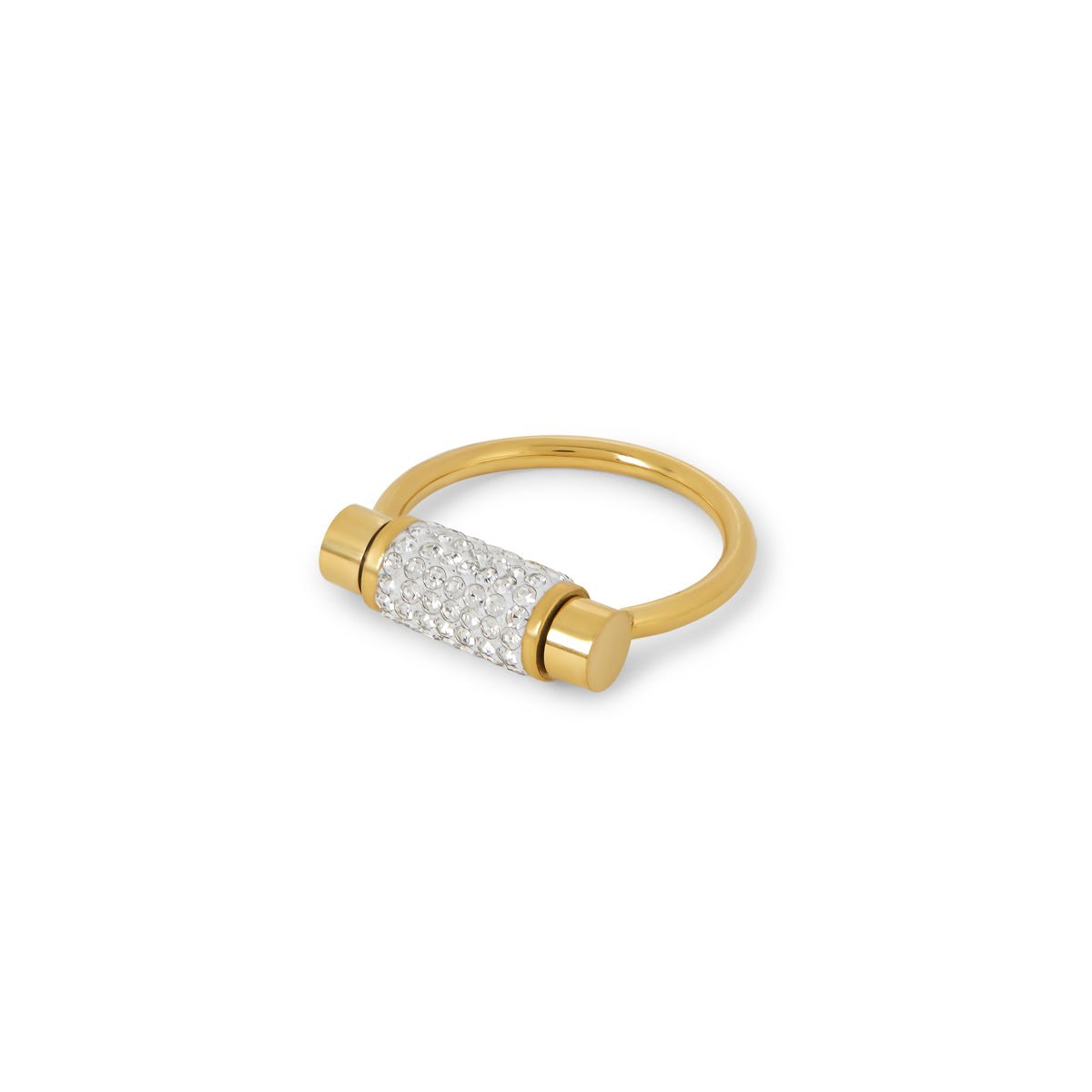 Glitz Twist Ring - Gold
