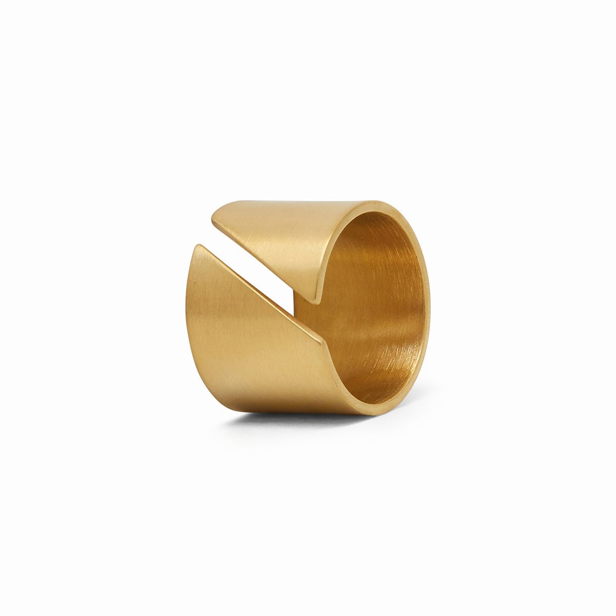 Modern Edge Ring - Gold