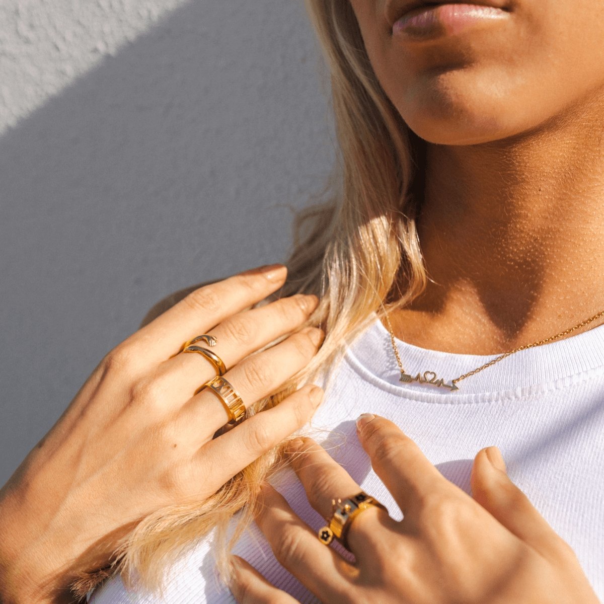 Roman Numeral Ring - Gold