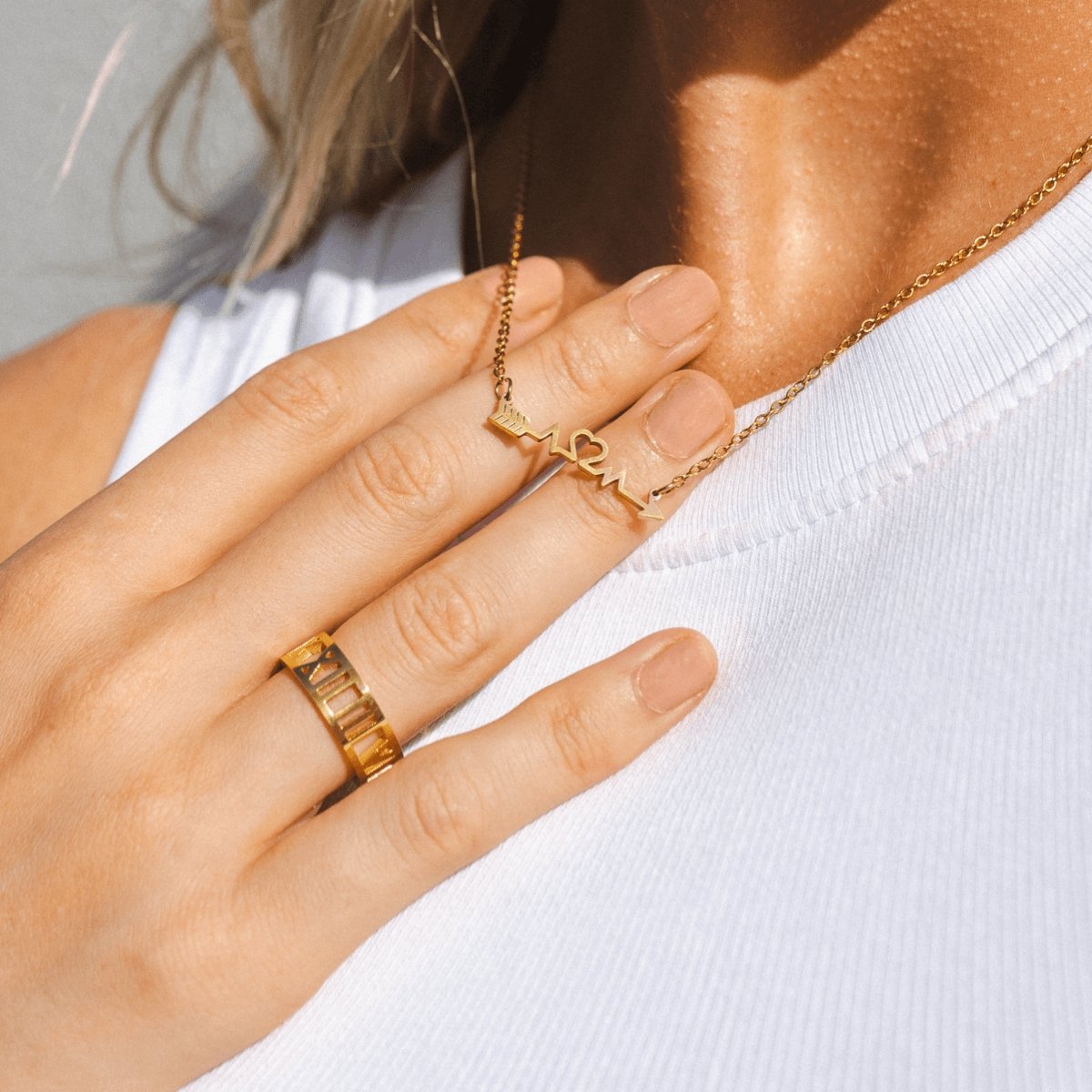 Roman Numeral Ring - Gold