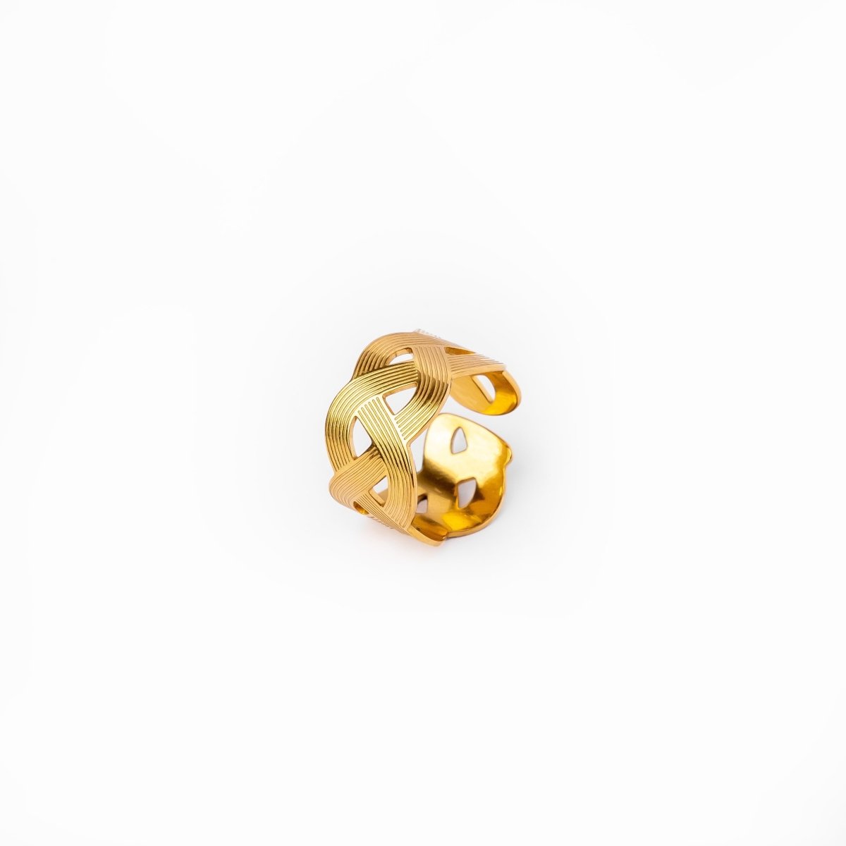 Wavy Ring - Gold (Adjustable)