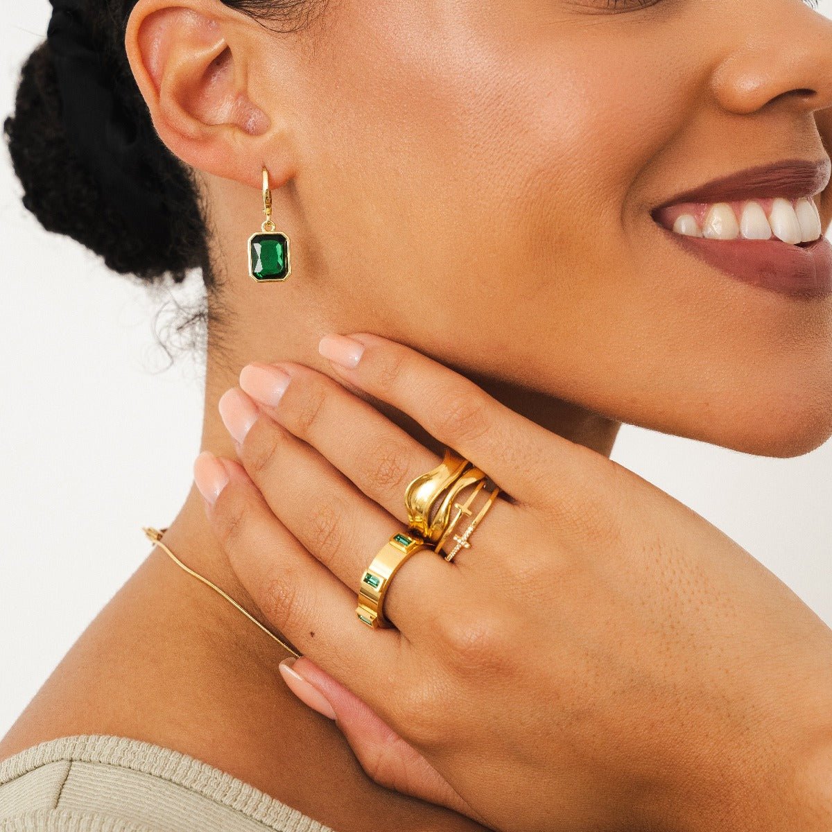 Prestige Cubic Ring - Gold