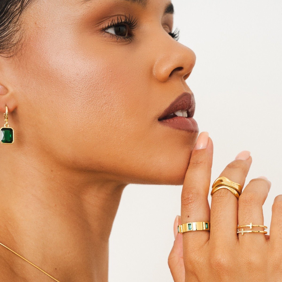 Prestige Cubic Ring - Gold