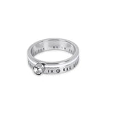 Queen's Crystal Ring - Silver