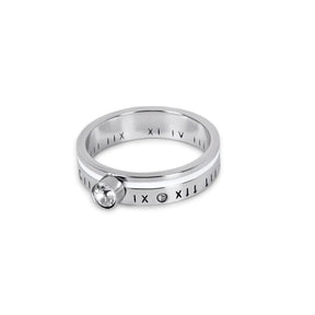 Queen's Crystal Ring - Silver