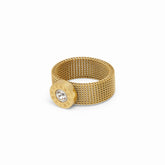 Roman Mesh Ring - Gold