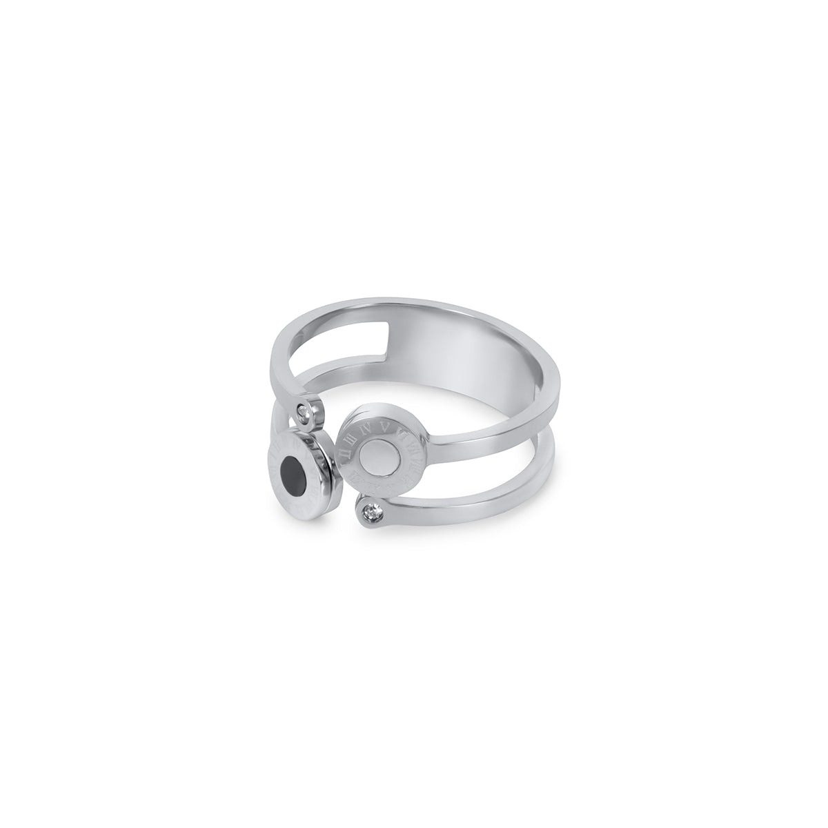 Venice Roman Rings - Silver