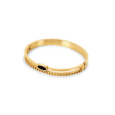 Onyx Layered Bracelet - Gold