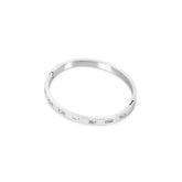 Carved Bracelet - Silver