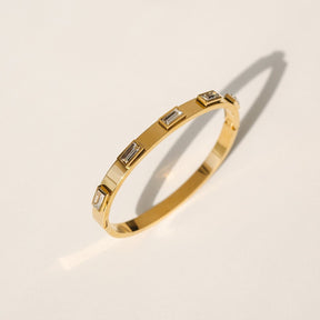 Nodule Crystal Bracelet - Gold