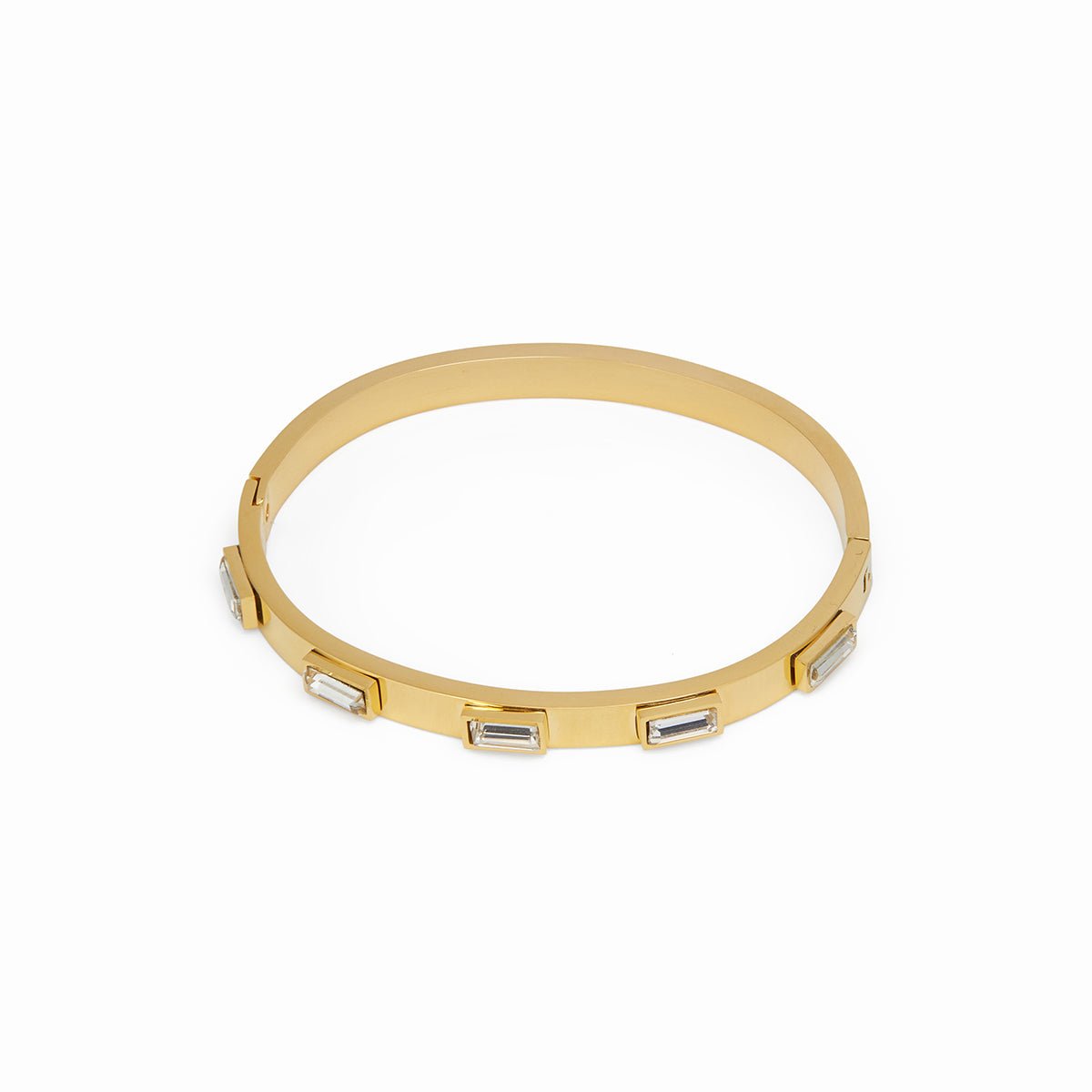 Nodule Crystal Bracelet - Gold