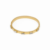 Nodule Crystal Bracelet - Gold