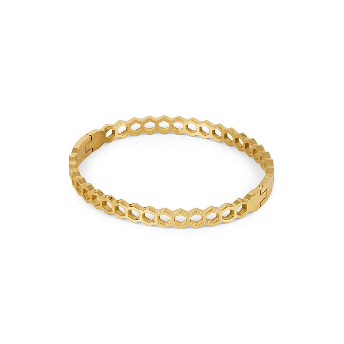 Honeycomb Bracelet - Gold