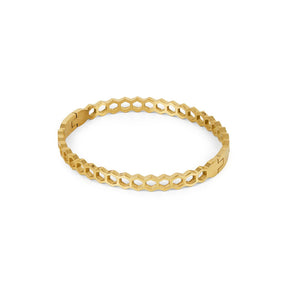 Honeycomb Bracelet - Gold