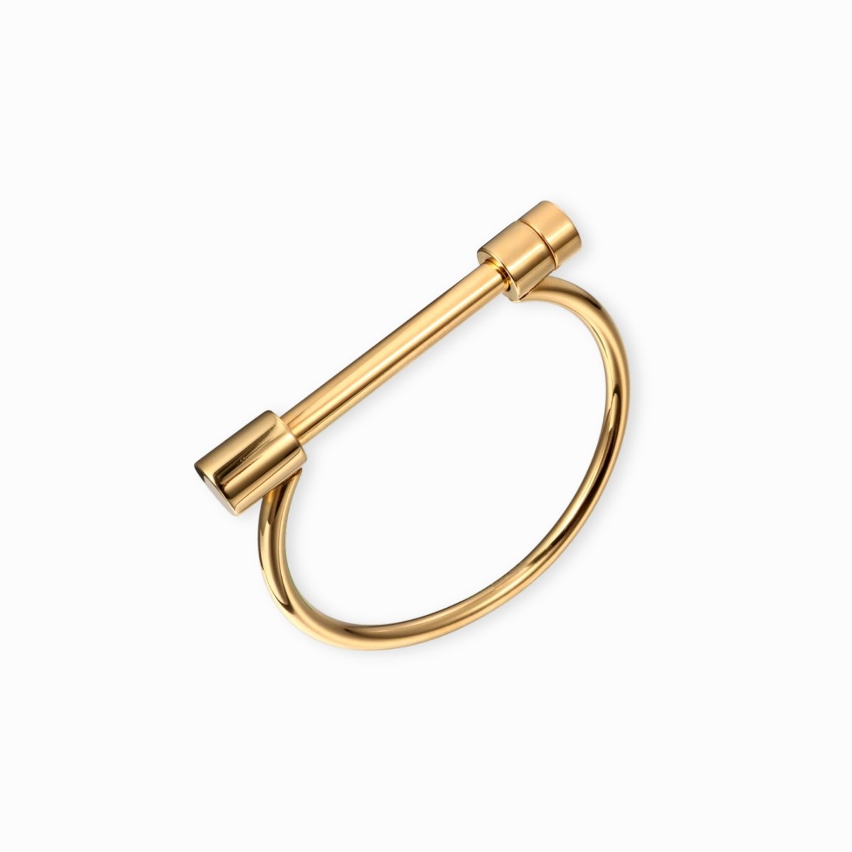 Screw Cuff Bracelet - Gold