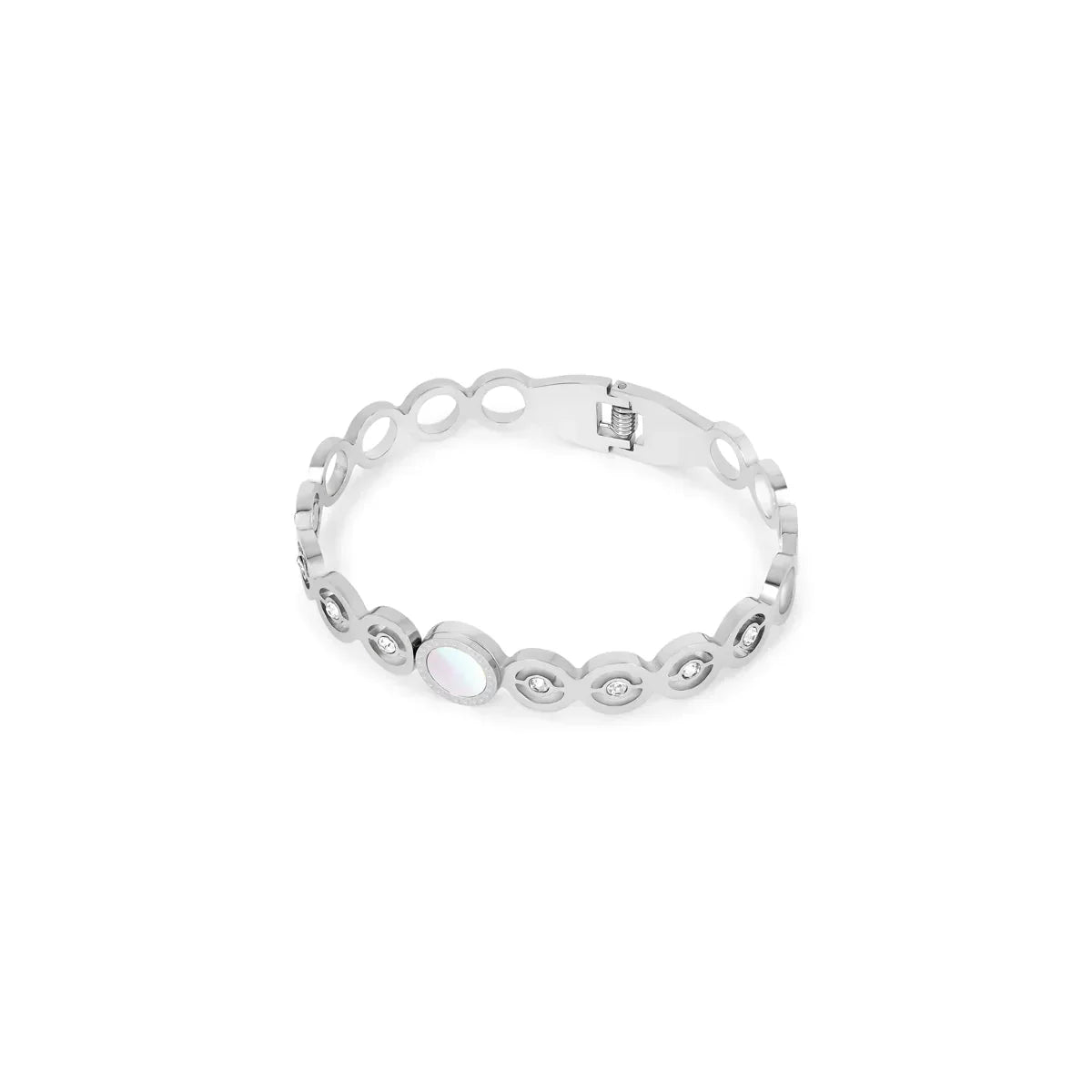 Olivia Stone Zirconia Bracelet - Silver